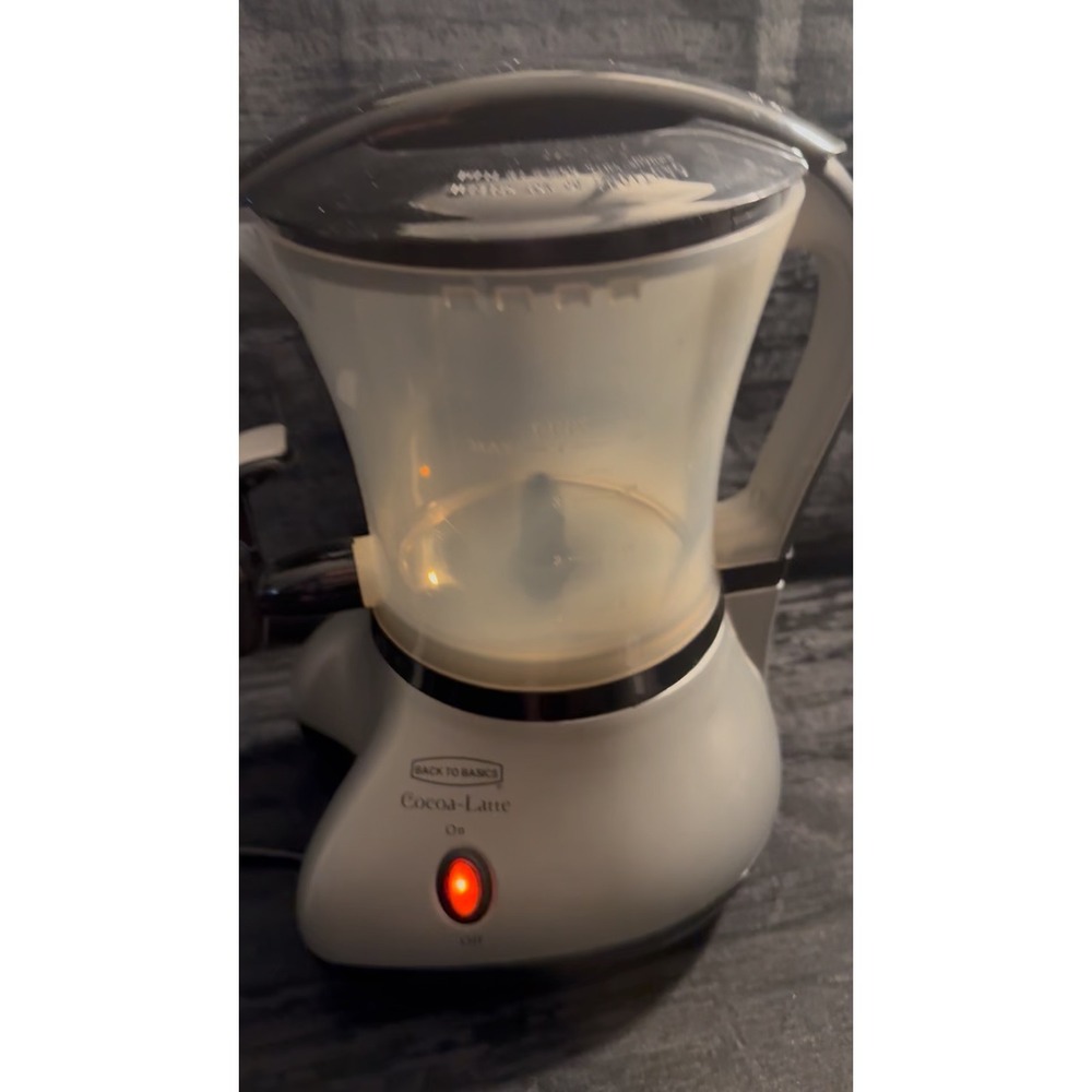 Back to Basics Cocoa Latte Hot Drink Maker - 32 ounces Brushed Chrome